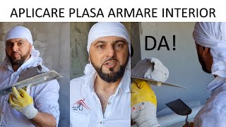 Aplicare plasa armare la interior Neaparat da Cum Controversa quotspecialistilorquot [upl. by Nazario513]