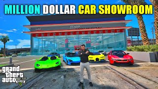 GTA 5  MICHAEL PRESIDENTS MILLION DOLLAR CAR SHOWROOM  BB GAMING [upl. by Arbmik]