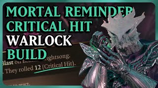 CRITICAL HIT ON A 12  Mortal Reminder Great Old One Warlock Build  Baldurs Gate 3 [upl. by Joeann]