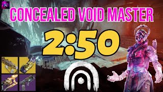 Master Concealed Void Lost Sector In Under 3 Minutes on Warlock  Solo Flawless Destiny 2 [upl. by Fraase]