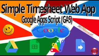 Simple Timesheet Web App Google Apps Script GAS googleappsscript akomsentani keren [upl. by Odeen900]