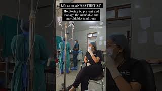 Anaesthetists life trending viral anaesthesiology doctor [upl. by Kylstra]