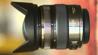 The Panasonic Lumix 1235mm f28 Zoom Lens Review [upl. by Neeliak]