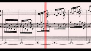 BWV 540  Toccata amp Fugue in F Major Scrolling [upl. by Janean]