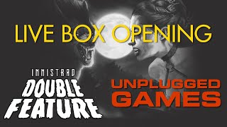 Innistrad Double Feature Box Opening  Unplugged Games [upl. by Macnair]