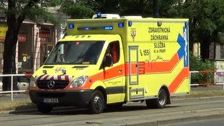 Czech ambulance responding code 3 hilo siren  RZP 218 ZZSHMP [upl. by Suivatnad174]