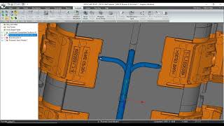 NCG CAM Tutorial 7  Mill 3D Runner Mold Plastic amp TEXT Engraving [upl. by Sharity]