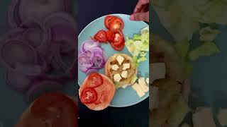 McAloo tikki burger recipe  indian burger  aloo tikki burger homemade  mcdonalds style aloo tikki [upl. by Ylehsa]