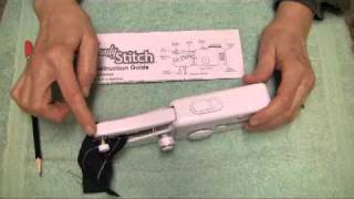 How to Use the Singer Handy Stitch Sewing Maching  Part 1 [upl. by Anaderol]