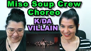 TEACHERS FIRST TIME REACTION  KDA  VILLAIN MISO SOUP CREW CHOREO [upl. by Elysia]