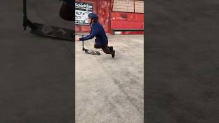 Aa completeskateshop scootering stuntstep fail [upl. by Ollecram532]