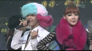 GD T O P Oh yeah ft Park Bom on Inkigayo live mp4 YouTube [upl. by Earl535]