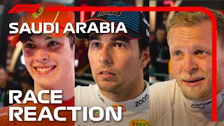 Drivers Reaction After the Race  2024 Saudi Arabian Grand Prix [upl. by Llehcam87]