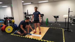 Barbell Staggered Stance Deadlift [upl. by Avruch105]