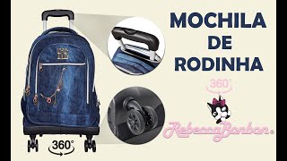 MOCHILA DE RODINHA REBECCA BONBON CLASSEBAG [upl. by Vtarj]