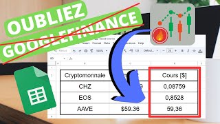 Suivez vos cryptos même petites en temps réel avec Google Sheets [upl. by Eirehs]