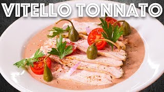 Телятина в Тунце Что Vitello Tonnato Соус из тунца с индейкой [upl. by Dachi]