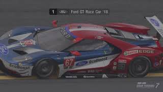 GT7 SHOWCASE GIFT CAR FORD GT RACE CAR 18 PS5 GAMEPLAY [upl. by Wachter]