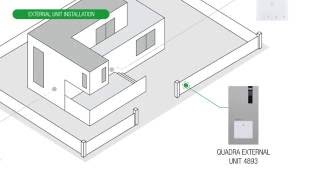 COMELIT TUTORIAL EN Installation and programming of 2wire Quarda kit [upl. by Payson249]