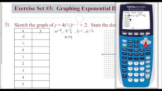 Lesson 81  Graphing Exponential Decay Functions [upl. by Aihtenak256]