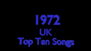 1972 UK Top Ten Songs [upl. by Manard]