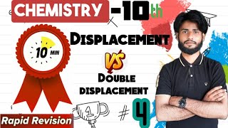 Displacement reaction Class 10 Chemical reaction and Equation cbse chemistry class10 [upl. by Tam]