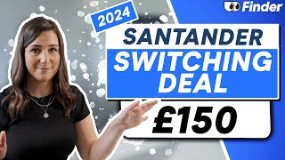 Get £150 cash  PRIZES from Santander  Santander Switching Offer Nov 2024 [upl. by Dill124]