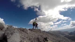 HTL Fulpmes  AV Austria  Montage Gipfelkreuz Praxmarerkarspitze [upl. by Spevek]