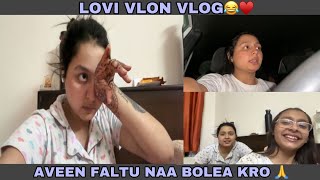 AVEEN FALTU NA BOLEA KRO🙏AKHAN CH PANI AAGYA🥺LOVI VLON VLOG😂♥️ [upl. by Sordnaxela]