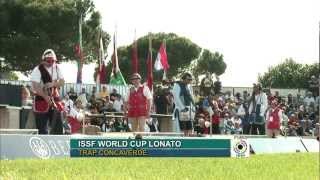 Highlights Trap Men  ISSF Shotgun World Cup 2012 Lonato ITA [upl. by Pownall]