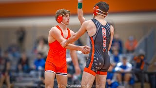 160 – Benjamin Shvartsman G of Deerfield IL vs Tommy Boland R of Chicago Marist IL [upl. by Sefton]