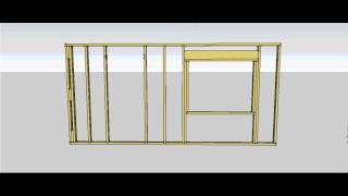 Wall Frame Components and Construction Sequence [upl. by Cogan]