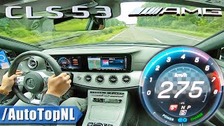 MercedesAMG CLS 53 4Matic TOP SPEED on AUTOBAHN by AutoTopNL [upl. by Anadroj827]