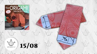 1508  Pencil  Easy ORIGAMI Calendar 2024 [upl. by Annehs]