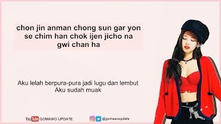 Easy Lyric JENNIE BLACKPINK  SOLO by GOMAWO Indo Sub [upl. by Oria]