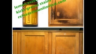 Lemon Essential Oil Uses no2  Removing Stains on Wood [upl. by Onailime324]