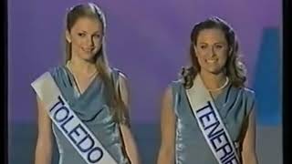 Águeda López participa en Miss España 2000 representando a Miss Toledo [upl. by Ydoow]