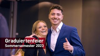 Den Abschluss in der Tasche  Graduiertenfeier Sommersemester 2023 [upl. by Einnaoj]