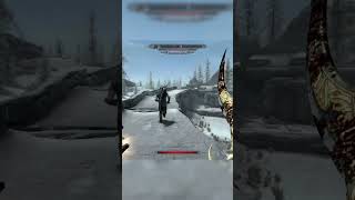 I tried to help  Skyrim Gameplay Highlights shorts Skyrim youtubeshorts [upl. by Dennie128]