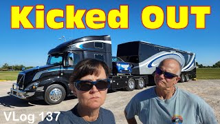 WE WERE DENIED BY SECURITY Told to leave the RV area HDT RV Life Fulltime Lifestyle RV Couple [upl. by Bart]