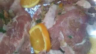 Orange glazed pork chops [upl. by Merc]