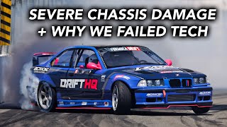 My E36s First Laps in Formula Drift  Long Beach [upl. by Mharba]