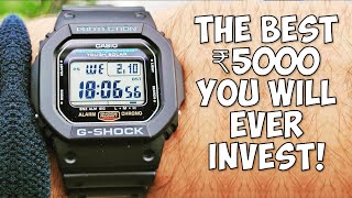 BEST GSHOCK under ₹5000 Unboxing amp Review Casio DW5600 UE1DR Tough Solar [upl. by Otto]