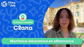 🫂 Clara monitrice éducatrice en alternance  Prix Cohésion Sociale [upl. by Yur433]