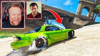 Michael From GTA 5 REACTS to My STUNTS [upl. by Michele]