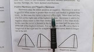 Measure of skewness and kurtosispositiveampnegative skwenesschapter33sem QTBA ECOCalicut Univrsty [upl. by Margaretha]