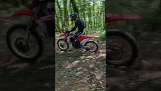 CRF450R flat out through the woods motorbike honda cr450r 4stroke [upl. by Nhar]