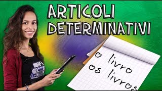 Corso di portoghese brasiliano con Carolina lezione 3 Unità 1  Articoli Determinativi [upl. by Alyhc]