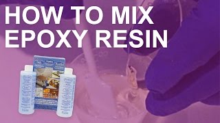 How to Mix Epoxy Resin for Resin Jewelry Making [upl. by Barbour]