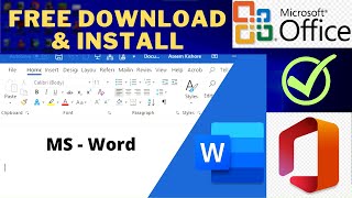 How to Download and Install Free Microsoft Offic  Free MS office  Free Download office in Kannada [upl. by Atile]